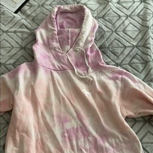 pink tie dye hoodie